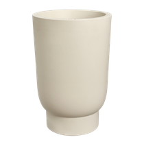 amber grail high 40cm linen white